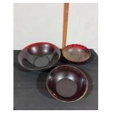 Anchor Hocking Royal Ruby Red Glass Bowls