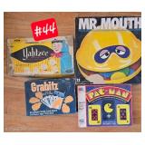 Boardgames - Mr. Mouth, Yahtzee, Grabitz, PacMac