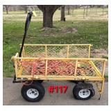 Outdoor Metal Mesh Wagon