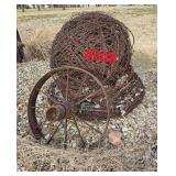 Ball & Nest of Wire, Metal Wheel