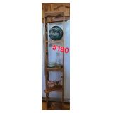 Wooden 5-Shelf Stand, Basketball, Apple Peeler,...
