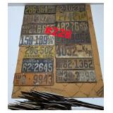 Various license plates
