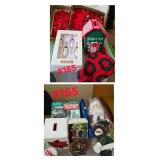 Christmas items: Bows, Ornaments, Crochet...