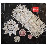 Doily - 1 Large, a Small, 3 Extra small.