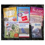 Crossword puzzles, 2 books about birds
