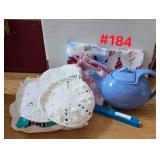 Tea Pot, Hand Towels/Dish Cloths, Crochet...