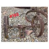Small Axle, Metal Wheel