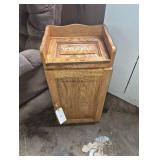 Wooden Waste Bin