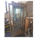 Solid Wood Lighted Display Case