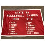 State 4A Volleyball Champs 1993 Banner