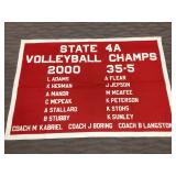 State 4A Volleyball Champs 2000 Banner