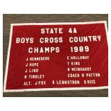 State 4A Boys Cross Country Champs 1989 Banner