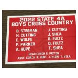 2022 State 4A Boys Cross Country Banner