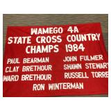 Wamego 4A State Cross Country Champs 1984 Banner