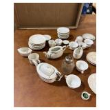 Mini Vintage China Tea Set & misc