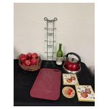 Misc. Kitchen Decor & Tea Pot