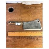 Vintage Briddell Solid Steel Meat Cleaver