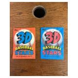 1985 Topps 3-D Baseball Stars x2