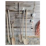Two Shovels & One Hoe