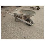 Vtg. Wheel Barrow