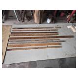 Assortment of Vtg. Yard/Meter Sticks