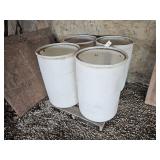 Four Poly Barrels