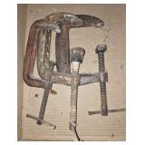 Three C-Clamps