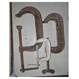 Three C-Clamps