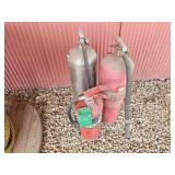 Three Fire Extinguishers