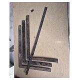 Three Framing Squares & One Straight Edge