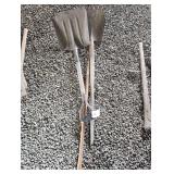 Three Square Shovels