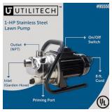 1-HP 115 -Volt 13-Gallon Stainless steel Lawn pump