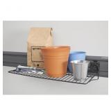 4.5-in Black Steel Multipurpose Wire shelf