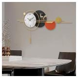Metal Large European Style Decorative Wall Clock