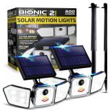 2 Pk Solar Lights Outdoor Waterproof