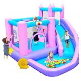 Inflatable Bounce House with Slide
