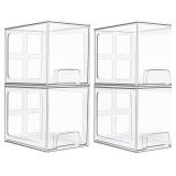 Vtopmart 4 Pack Stackable Storage Drawers