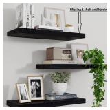 Wood Floating Shelves for Wall Set of 2