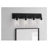 29.25 in.4Light Vanity Light /Clear Glass Shades