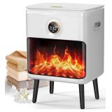 25L Large Luxury Towel Warmers with3D Flame Screen