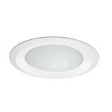 White Recessed Ceiling Light Fixture Trim-2Set