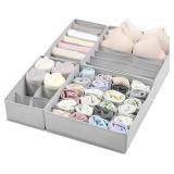 Vtopmart 4 Pack Clothes Drawer Organizer