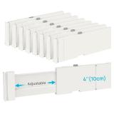 Drawer Dividers for Clothes 8 Pack, Adjustable 4'