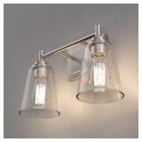 2-Lights Bathroom Vanity Light Over Mirror