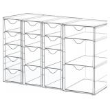 Vtopmart Acrylic Organizer with 16 Drawers (4 Set)
