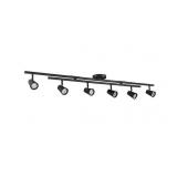 51 in. 6-Light Adjustable Track Lighting Kit