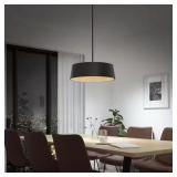 43-Watt LED Black Chandelier Light Fixture
