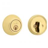 Traditional Polished Brass Single CylinderDeadbolt