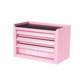 Kobalt Portable 3 -Drawer Pink Steel Tool Box