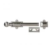 RELIABILT 6-in Satin nickel Steel Surface Bolt